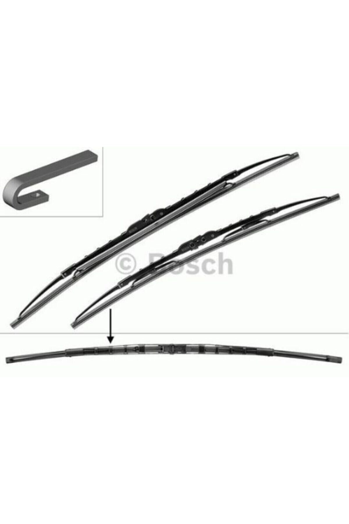 Bosch Twin Rüzgarlıklı 3397001802 Silecek Seti - [600/530 Mercedes-Benz; Porsche; Volvo; Volkswagen Amarok, Mercedes-Benz; Porsche; Volvo; Volkswagen C-Klasse, Mercedes-Benz; Porsche; Volvo; Volkswagen Panamera