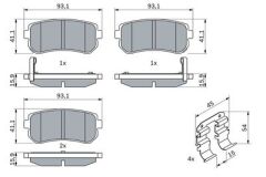 KIA CERATO III Sedan (YD) | FORTE | K3 Disk Balata - Arka