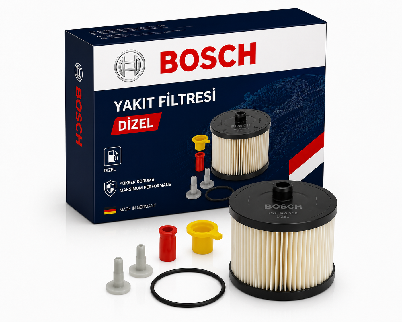 Bosch Dizel Yakıt F026402203 Filtresi Mazda 2, Mazda CX-3